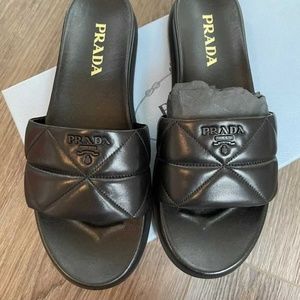 Prada Napa slides size 38